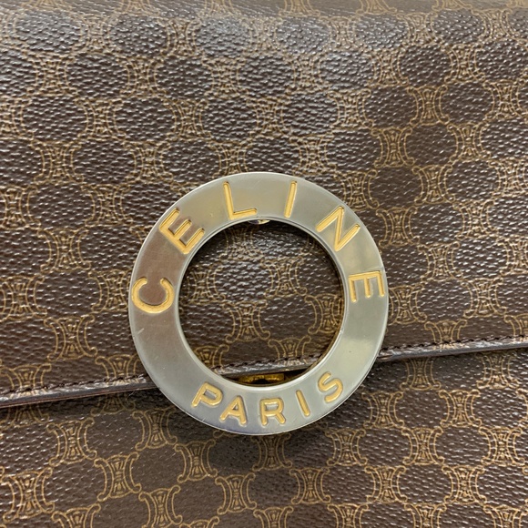 Celien Brown Macadam Crossbody Bag Sku#84021 - Picture 7 of 13